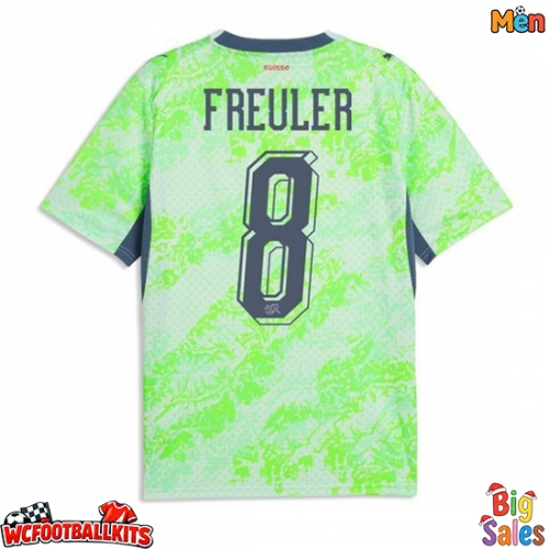 Switzerland Remo Freuler #8 Replica Away Stadium Shirt World Cup 2026 Short Sleeve
